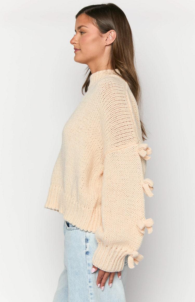 Short and Sweet Cream Knit Jumper Product Image