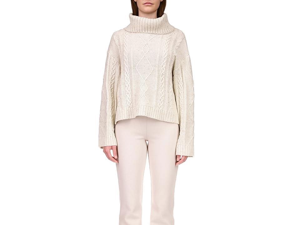 Sanctuary Mod Cable Sweater (Toasted Marshmellow) Women's Clothing Product Image