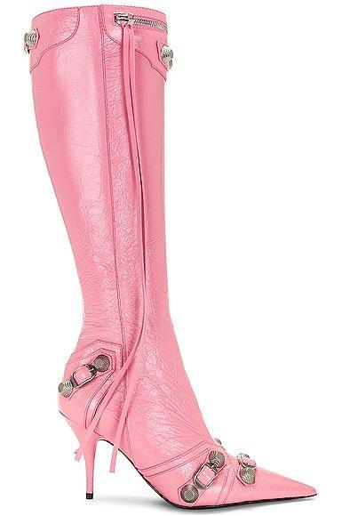 Balenciaga Cagole Boot in Sweet Pink & Silver - Pink. Size 38.5 (also in 38). Product Image