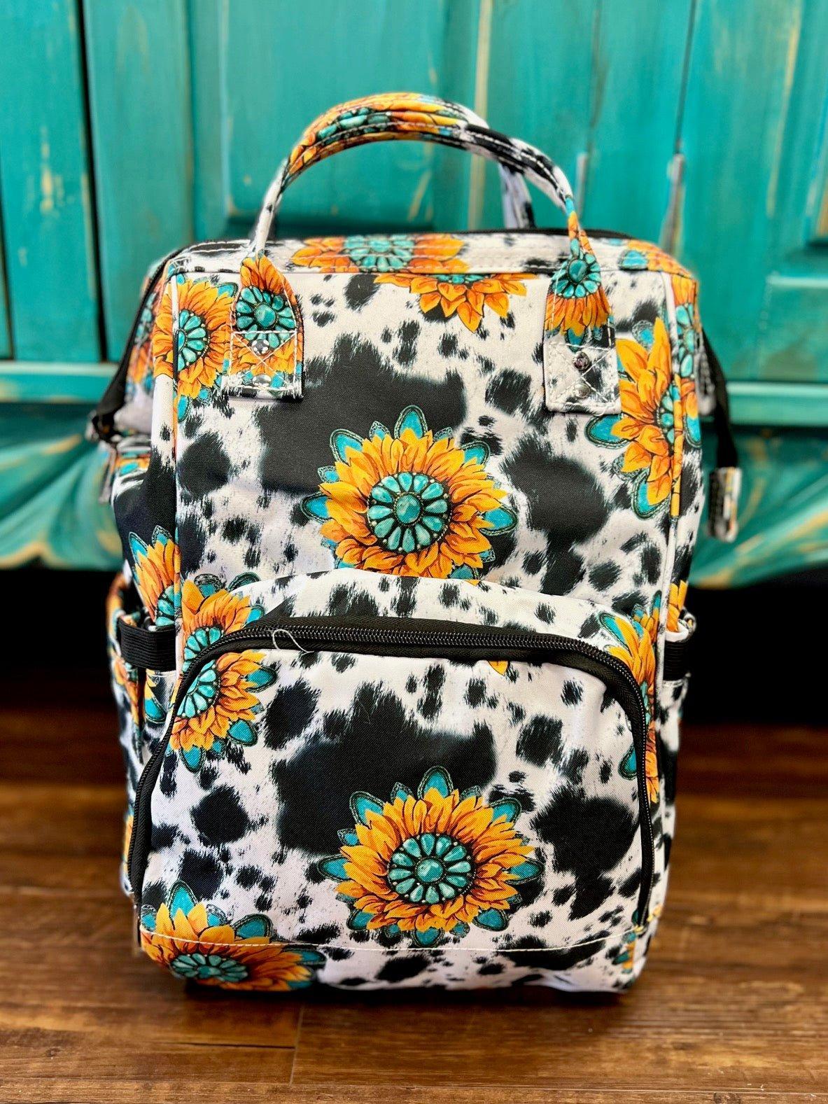 Herd in Sunflowers Diaper Bag Product Image