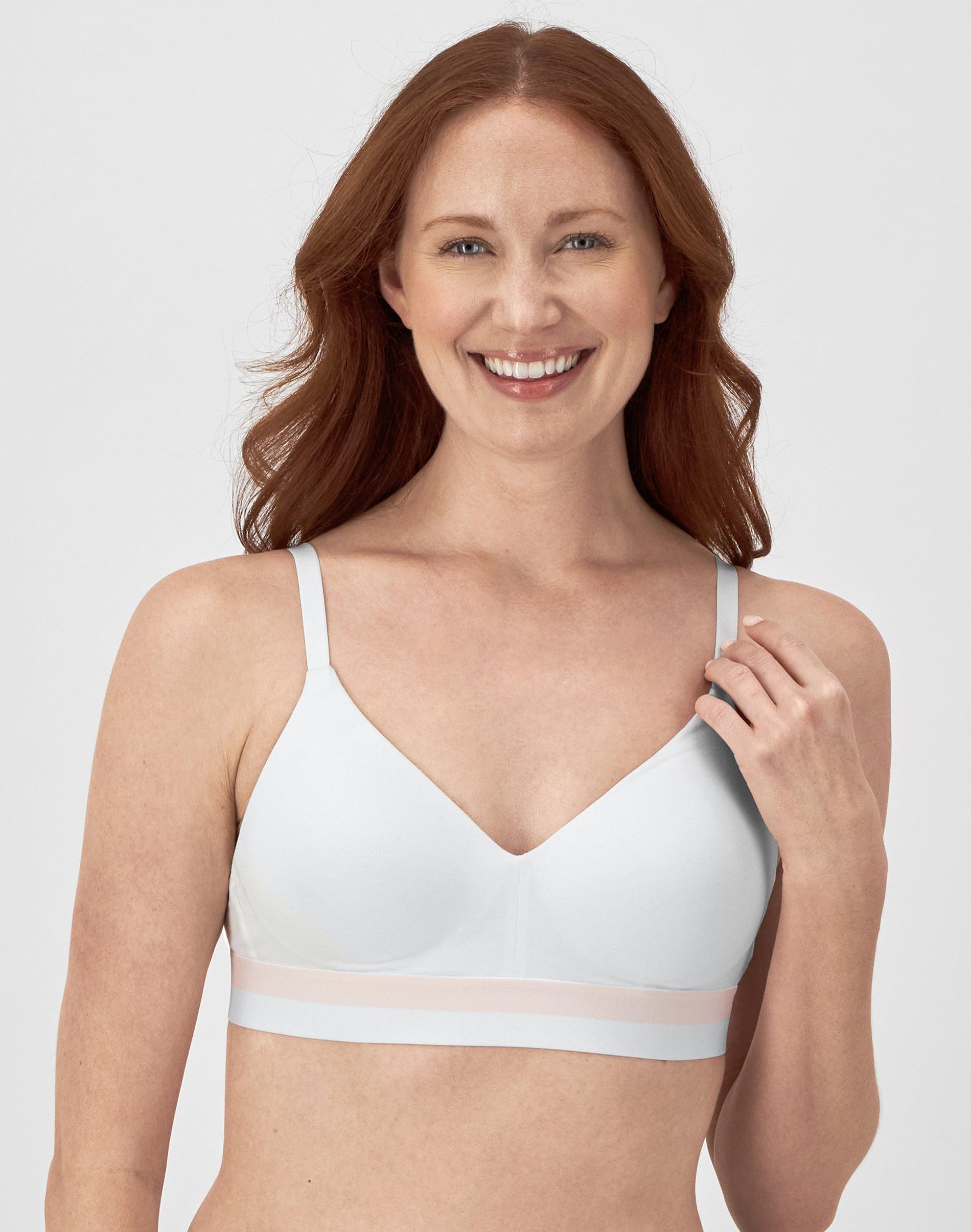 Hanes Womens Natural Lift Wireless Bra Magical Blue L Product Image