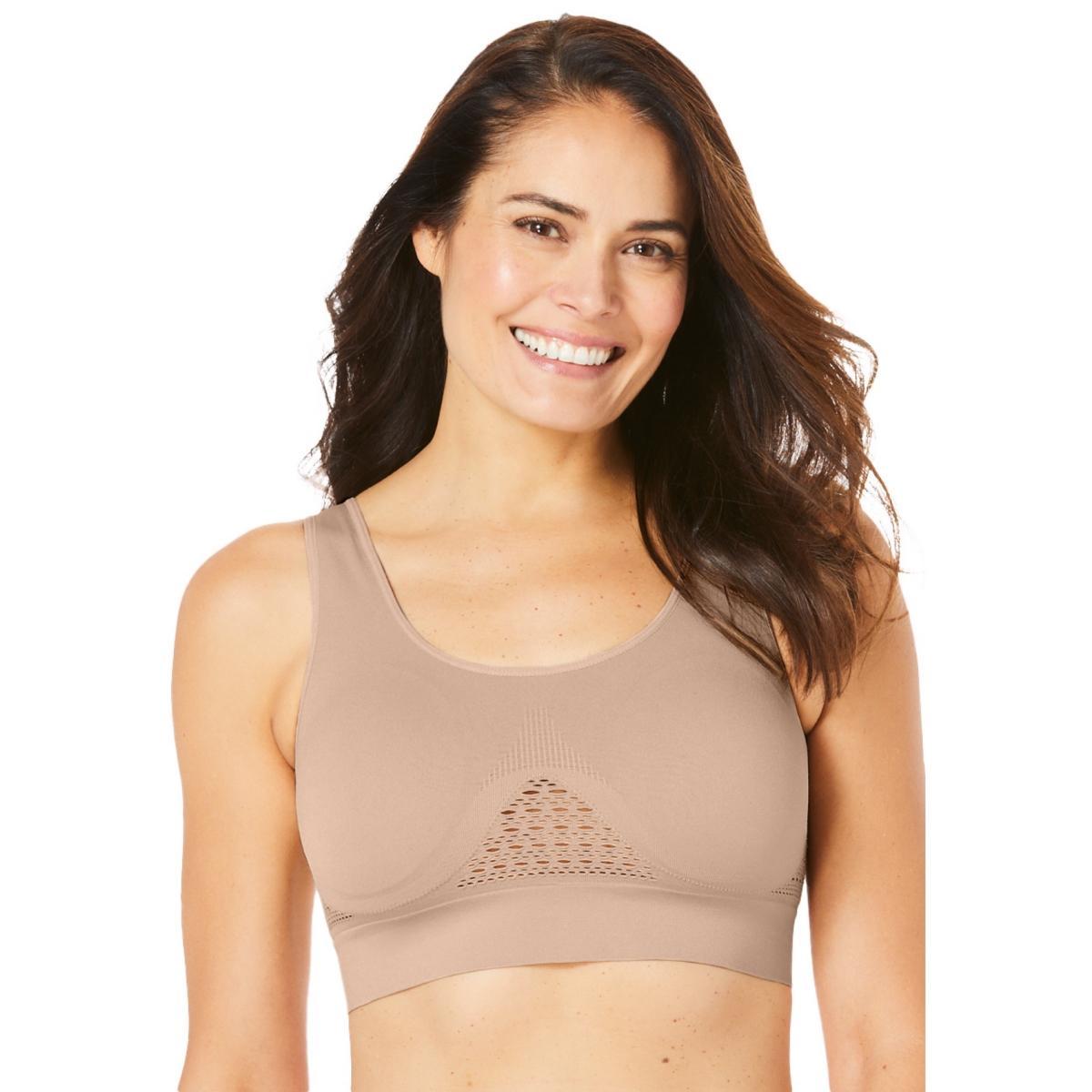 Secret Solutions Womens Wireless Cooling Seamless Bra Product Image