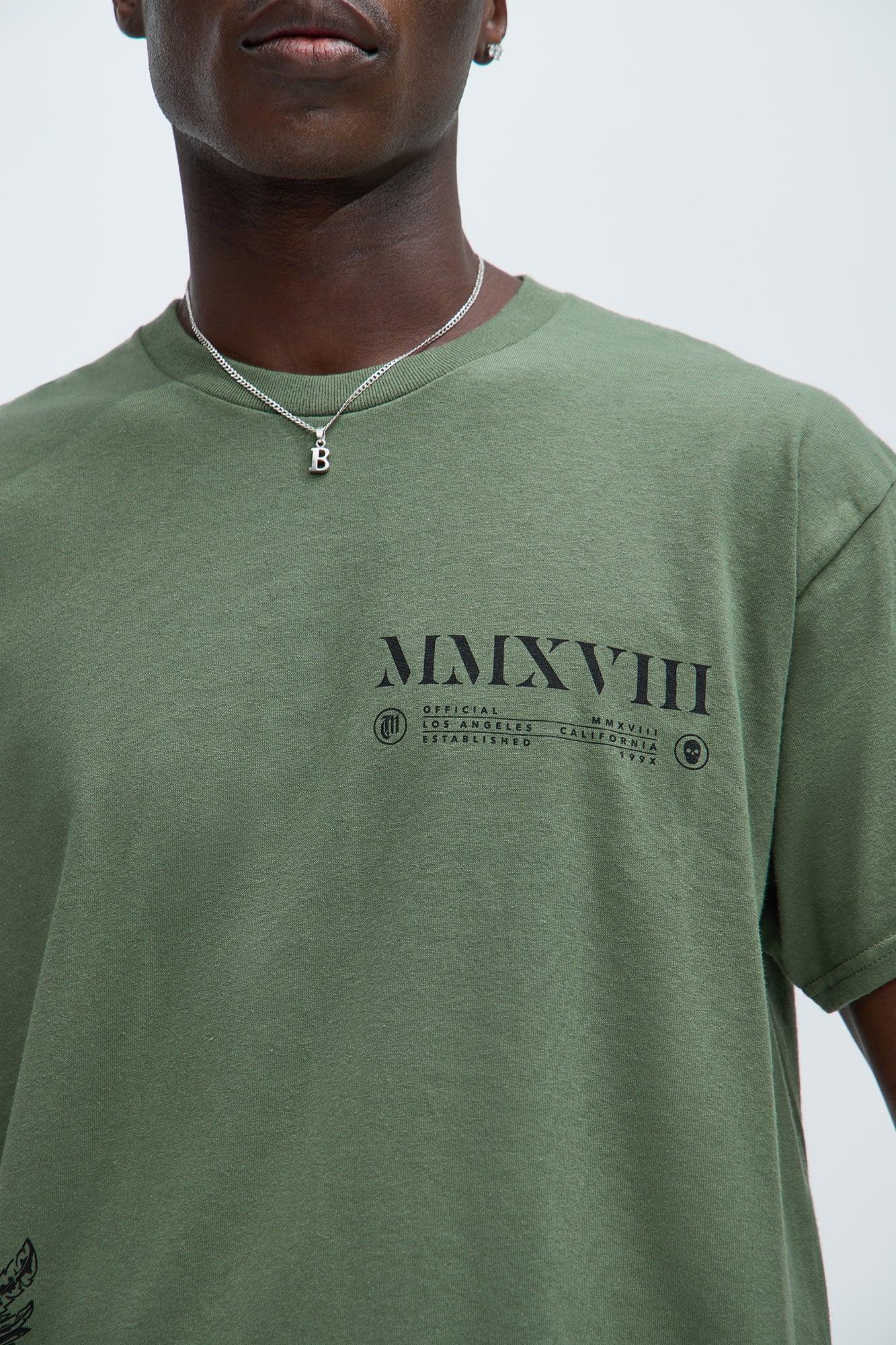 MMXVII Skull Short Sleeve Tee - Sage Product Image