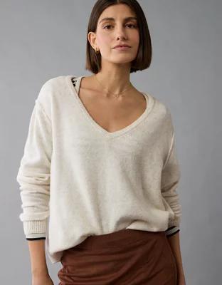 AE Whoa So Soft V-Neck Sweater Product Image