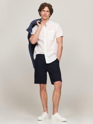 Slim Fit Short-Sleeve Poplin Shirt Product Image