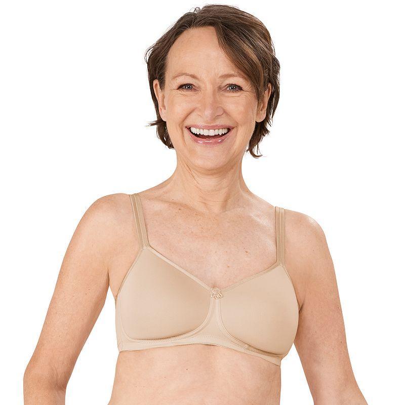 Amoena Mastectomy Bra: Mara Padded Wireless, Womens Light Brown Product Image