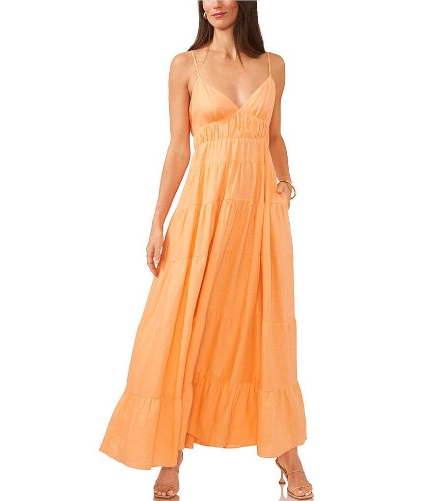 1. STATE V-Neck Sleeveless Maxi Dress Product Image