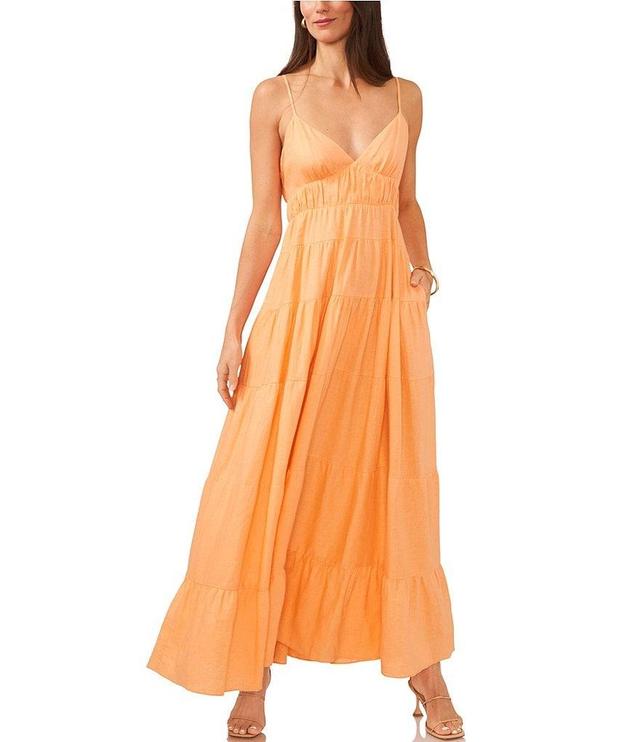 1. STATE V-Neck Sleeveless Maxi Dress Product Image