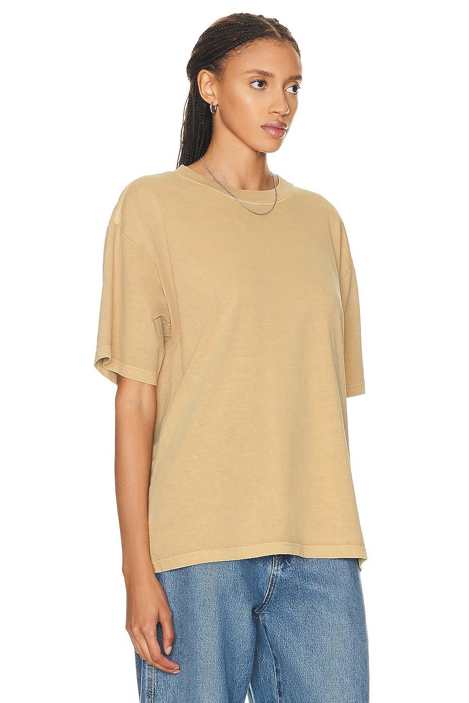 WAO The Relaxed Tee in Tan. Product Image