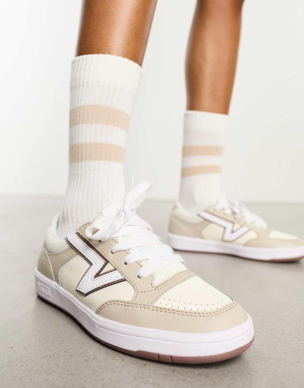 Vans Lowland sneakers in beige  Product Image