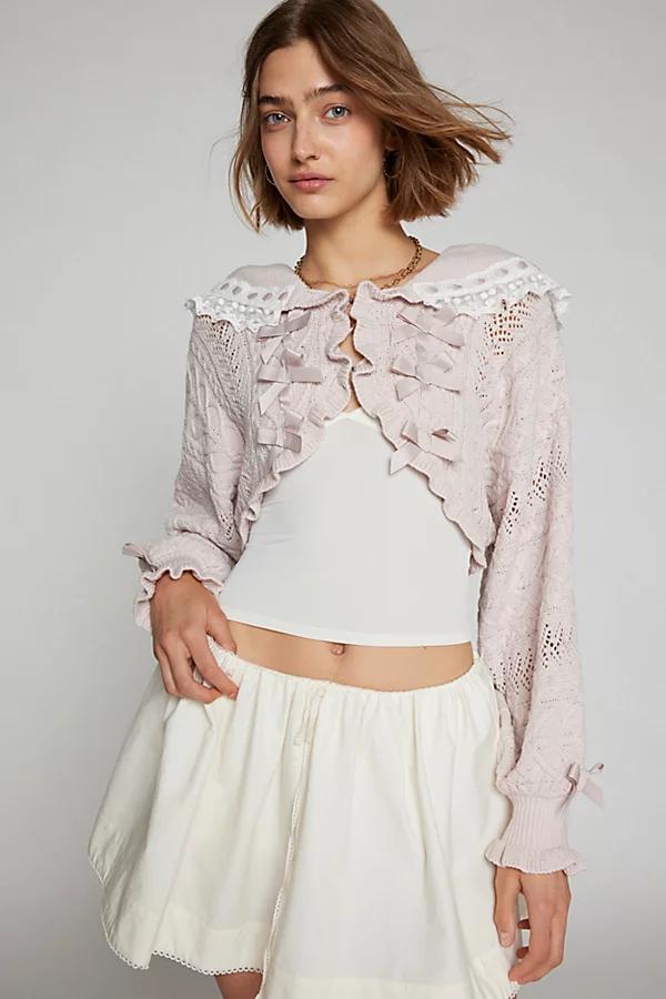 Kimchi Blue Isabella Bow Cardigan Womens at Urban Outfitters product image