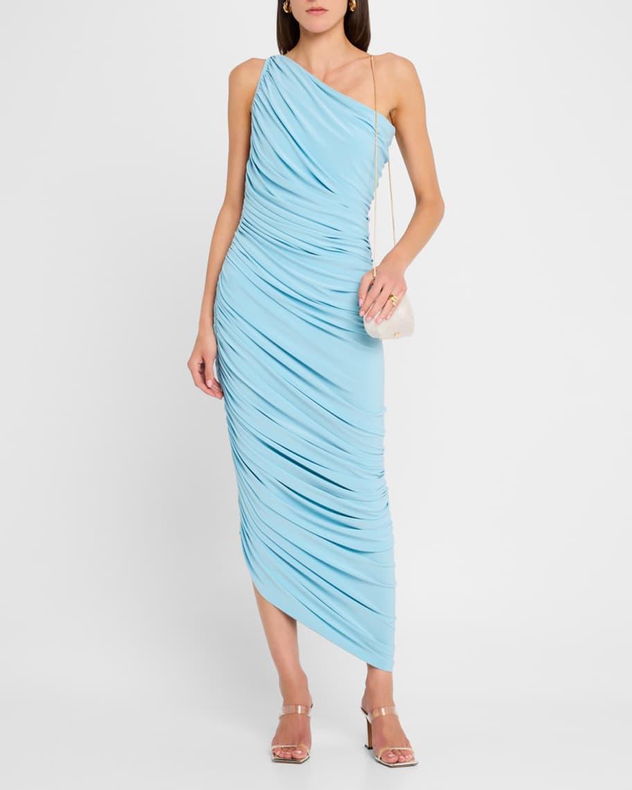 Diana Asymmetric Ruched Gown Product Image