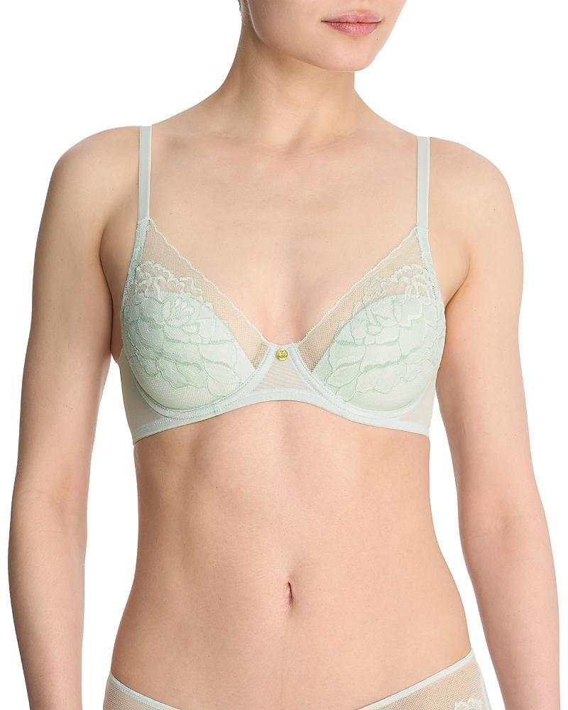 Womens Flora Lace Plunge Bra Product Image