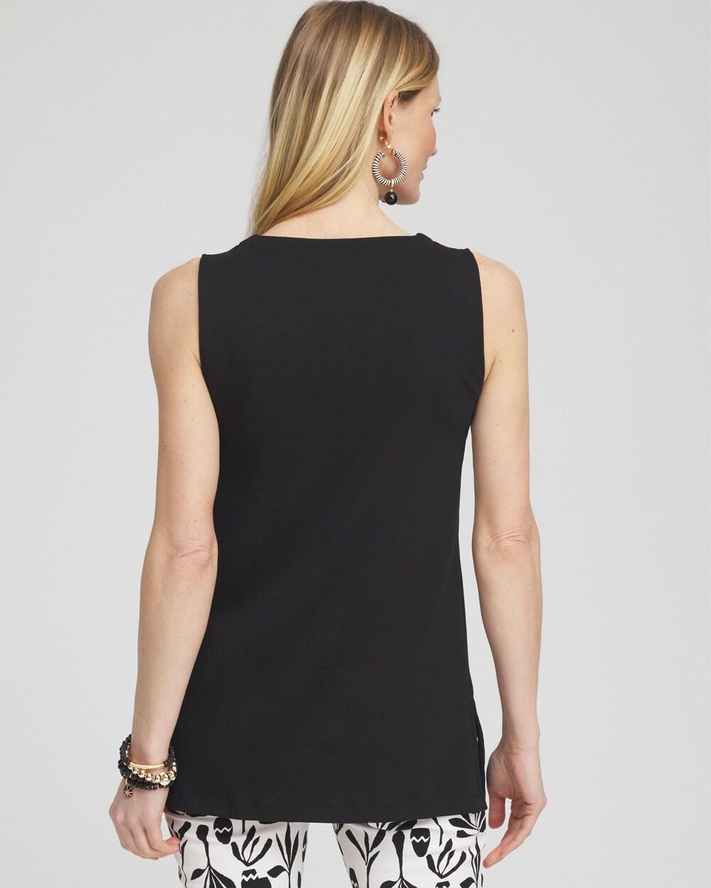 Ribbed High Neck Tank Product Image