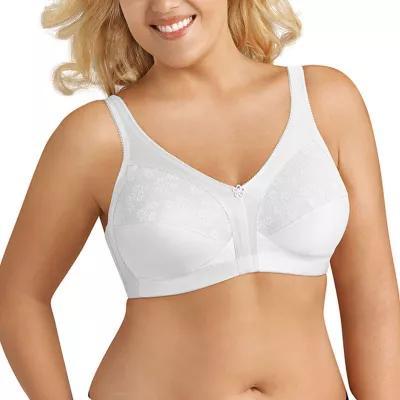 Exquisite Form® Women's FULLY Slimming Wireless Full-Coverage Bra with Back Closure & Lace- 5100548 Product Image