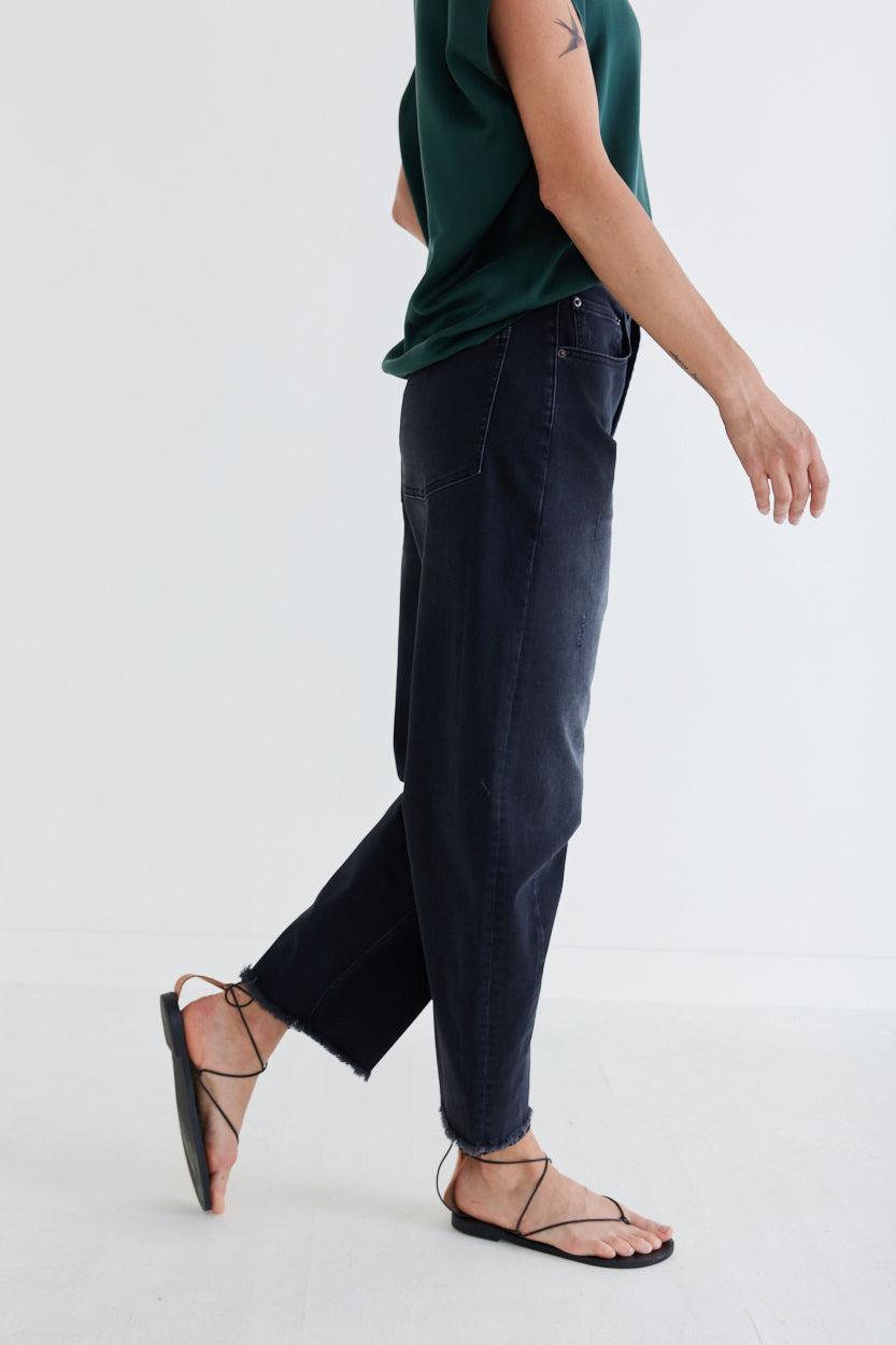 Fearless Wide Leg Denim Pants Product Image