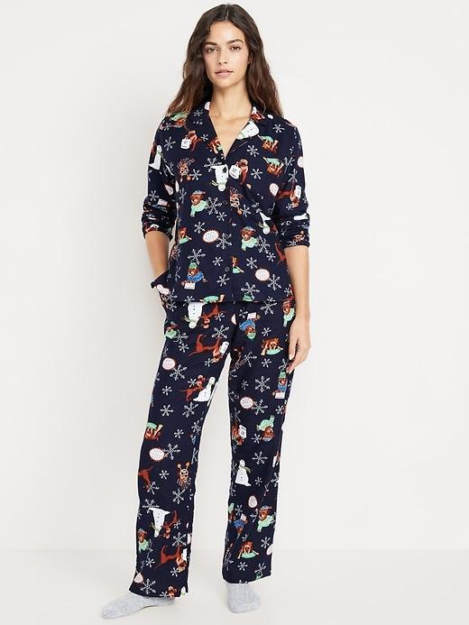 Flannel Pajama Set for Women Product Image