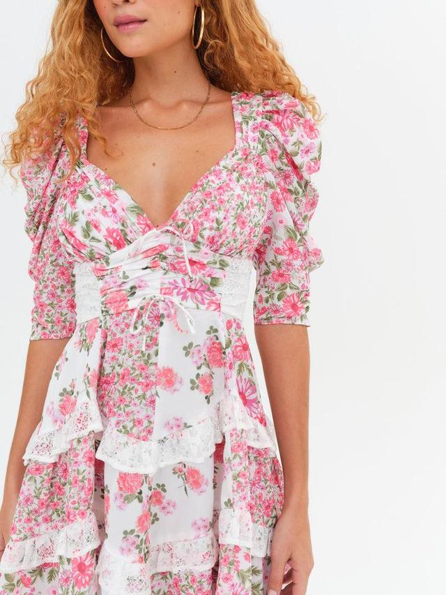 Rosalyn Mini Dress — Pink Product Image