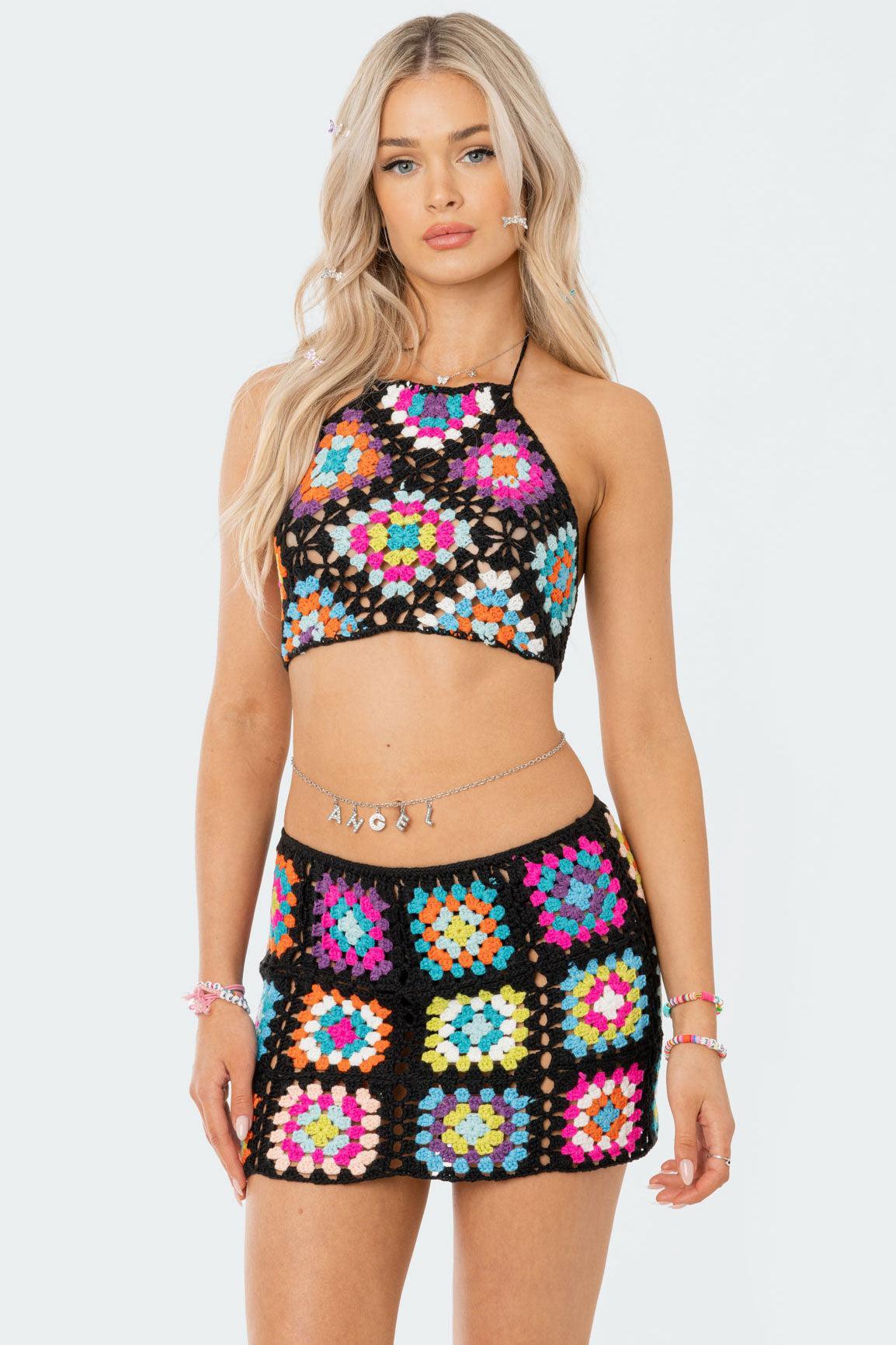 Crochet Crush Halter Top Product Image