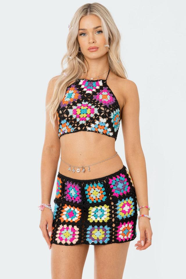 Crochet Crush Halter Top Product Image