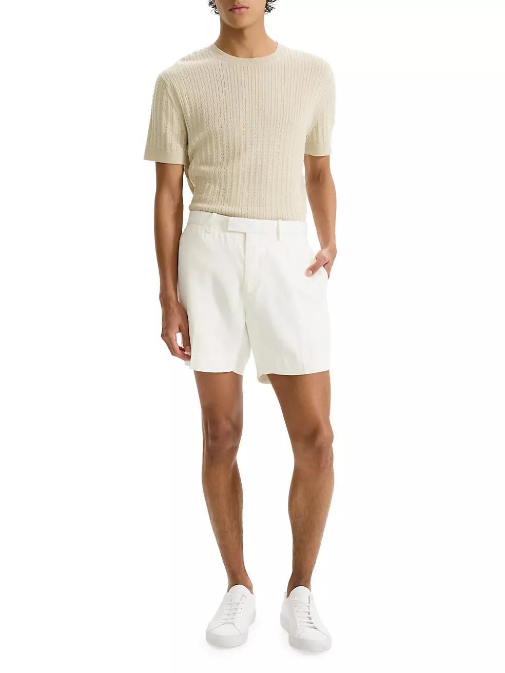 Jarin Linen-Blend Shorts Product Image