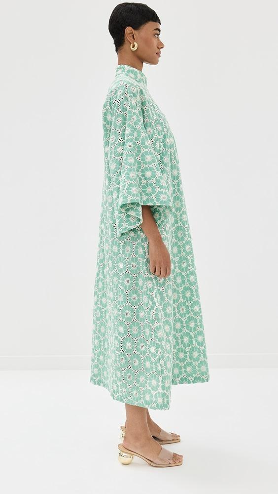 La Vie Style House Daisy Embroidered Maxi Caftan | Shopbop Product Image