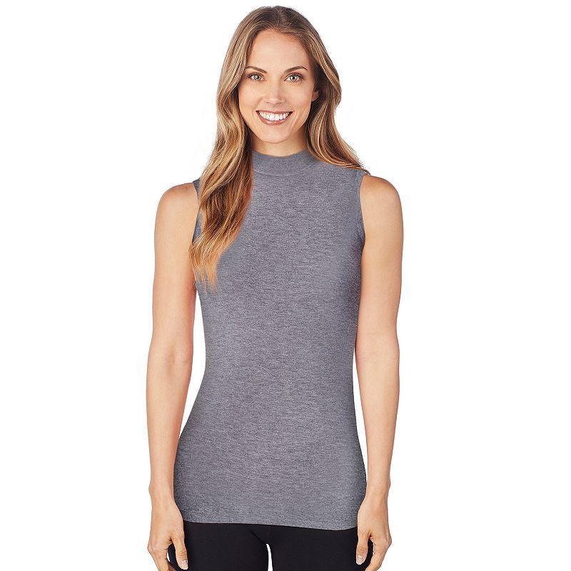 Womens Cuddl Duds Softwear with Stretch Sleeveless Mock Neck Tank Top Product Image