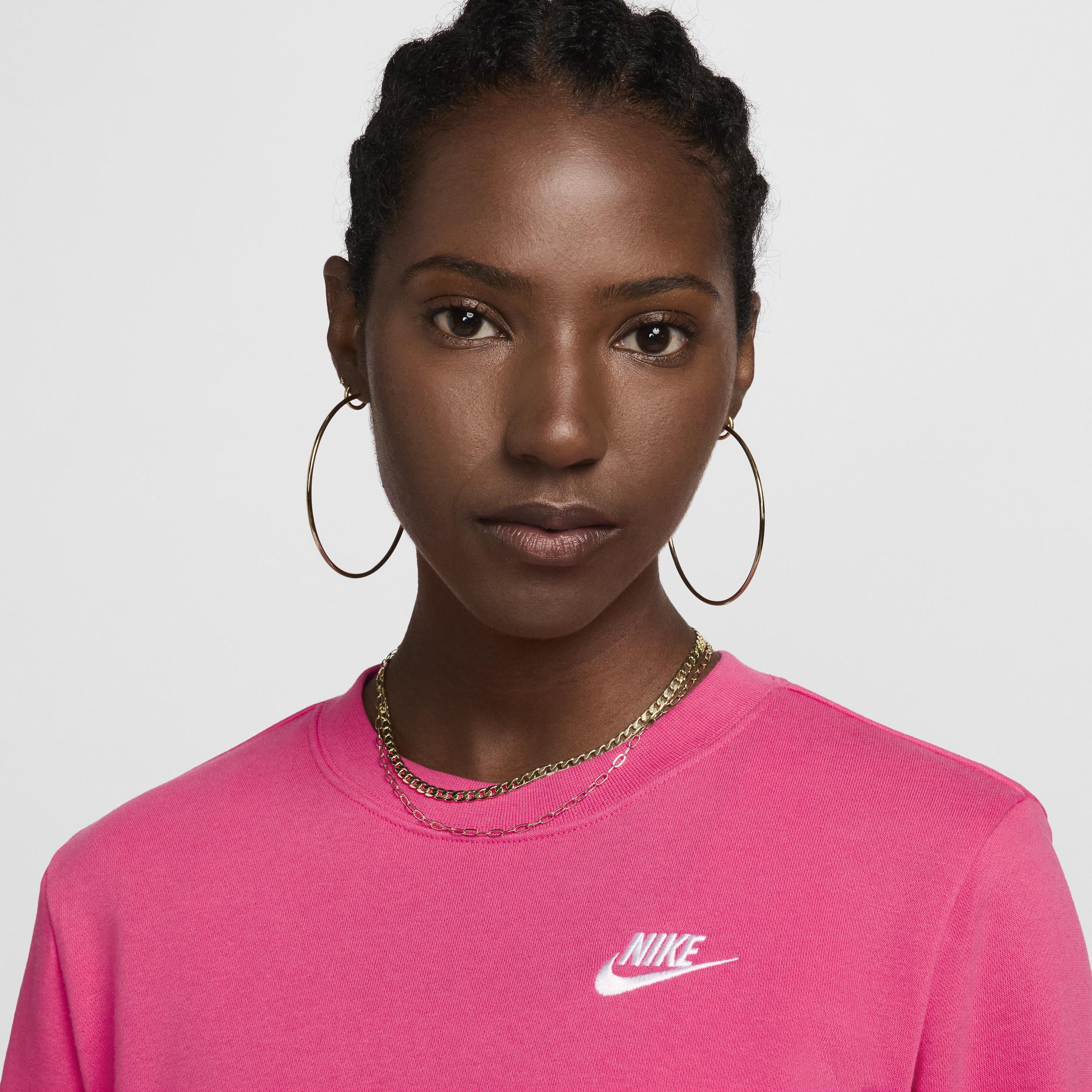 Womens Nike Sportswear Club Fleece Crew-Neck Sweatshirt Product Image