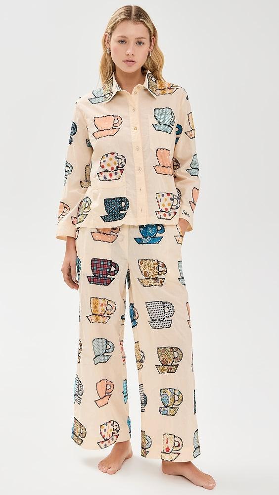 Sea Karmen Tea Cup Sleepwear PJ Set | Shopbop Product Image