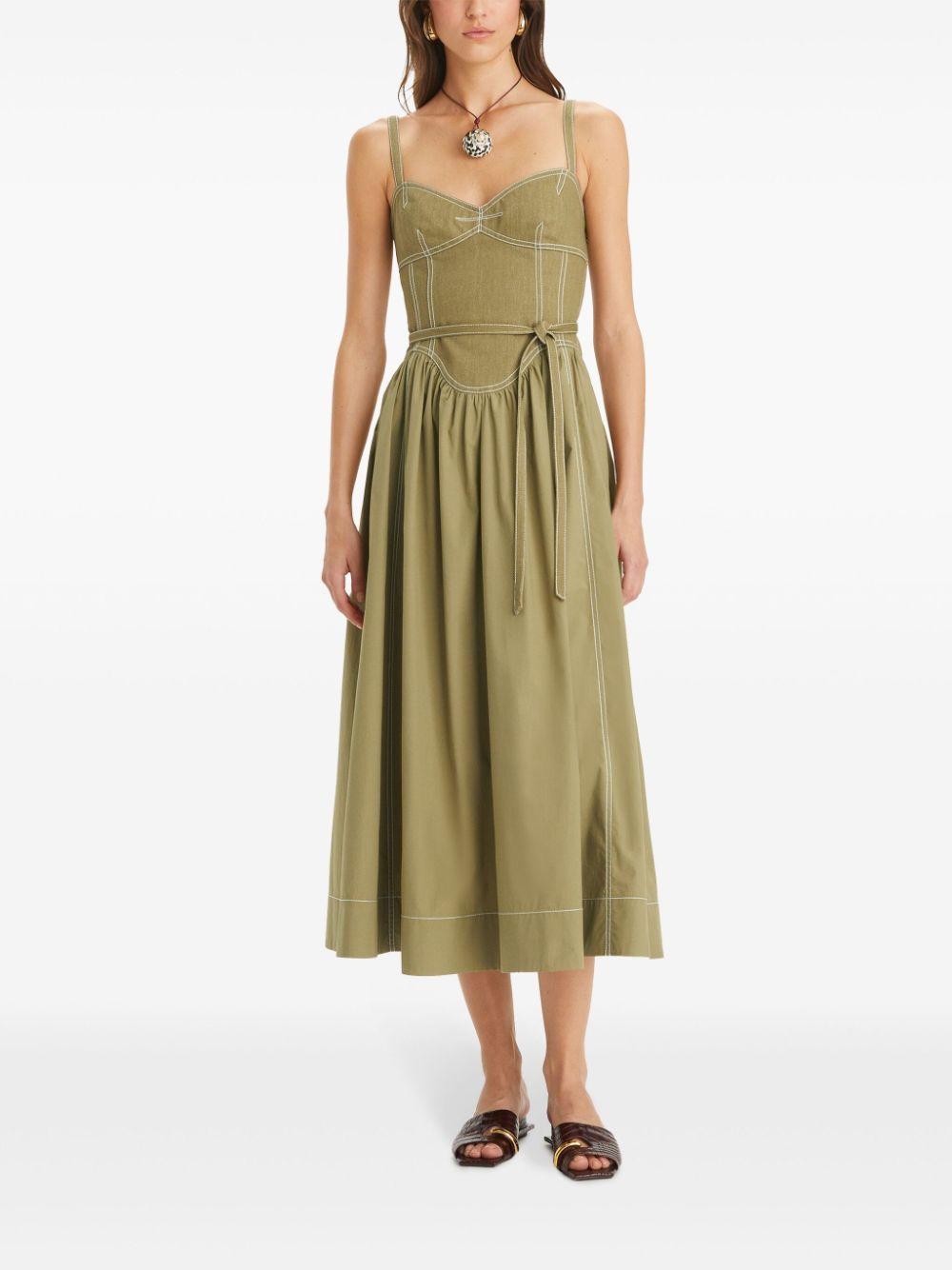 twill midi dress Product Image