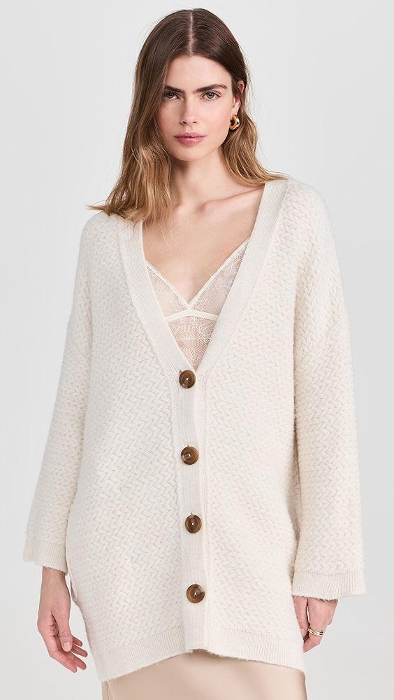 Free People Herringbone Stitch Kimono | Shopbop Product Image