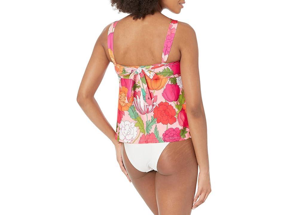 Trina Turk Sunny Bloom Tankini Top Women's Swimwear Product Image