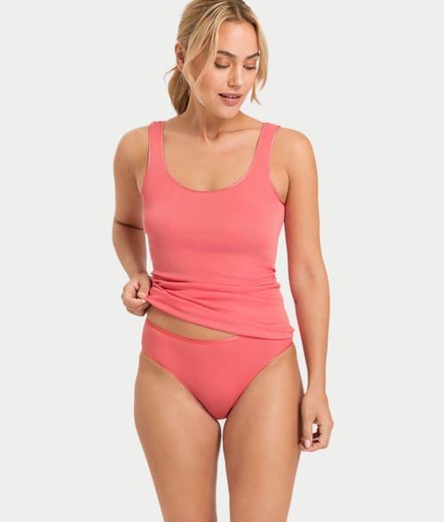 Hanro Seamless Cotton High Cut Briefs Product Image