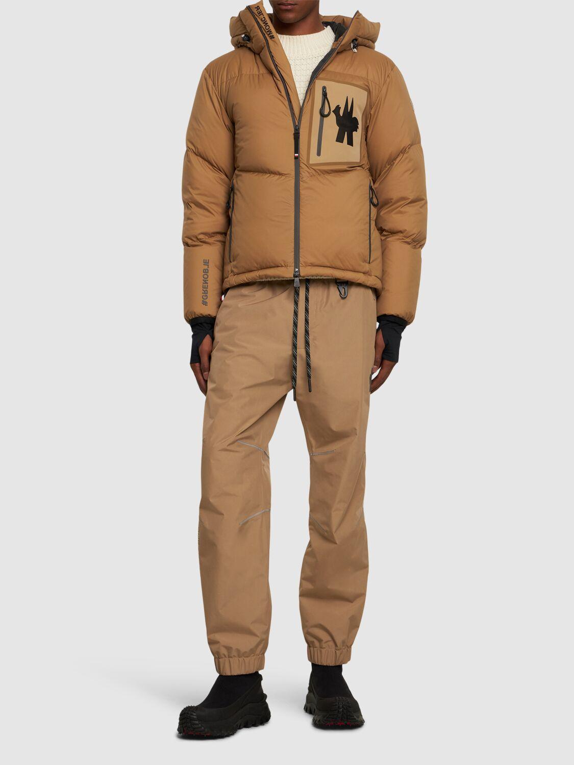 MONCLER Mandres Nylon Down Jacket In Argilla Product Image