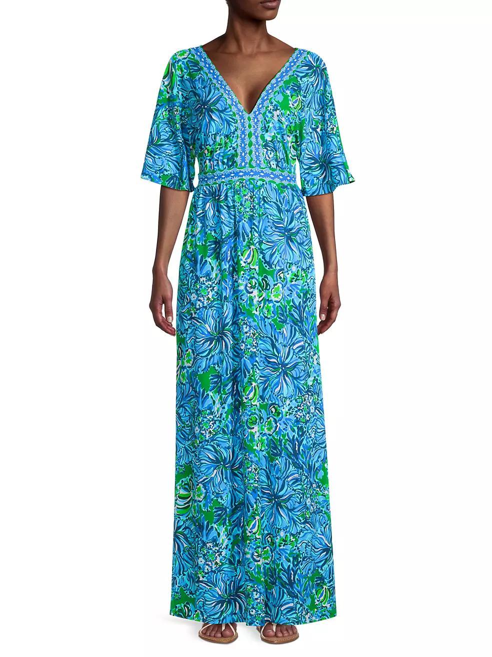 Addison Floral Maxi Dress Product Image