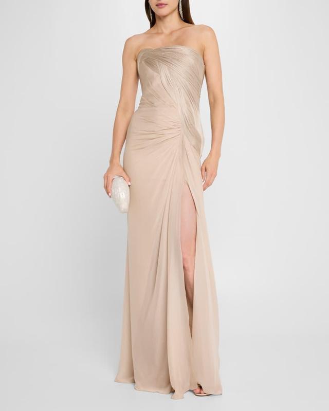 The Draped Strapless Gown Product Image