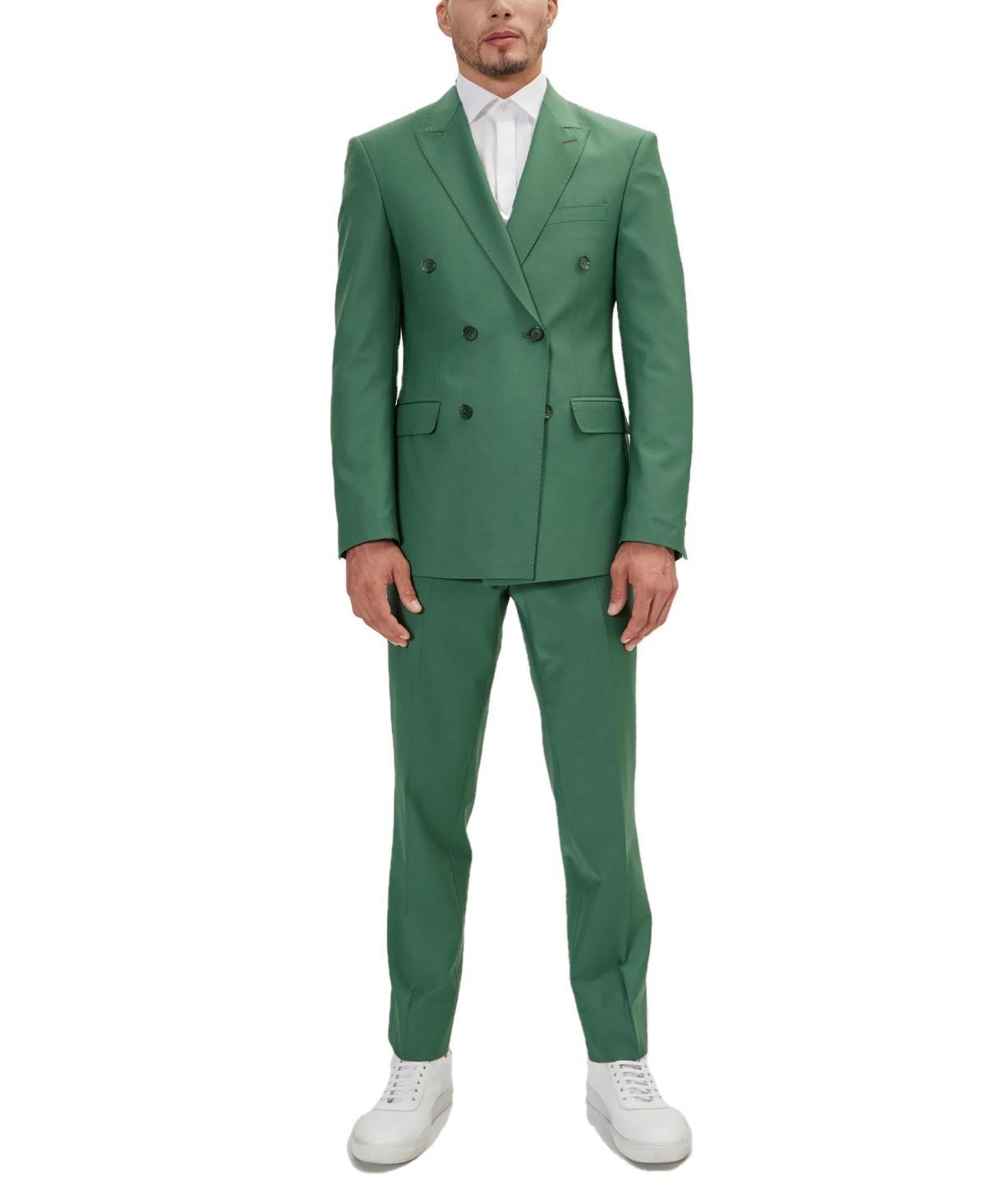 Ron Tomson Mens Modern Double Breasted, 2-Piece Suit Set Product Image