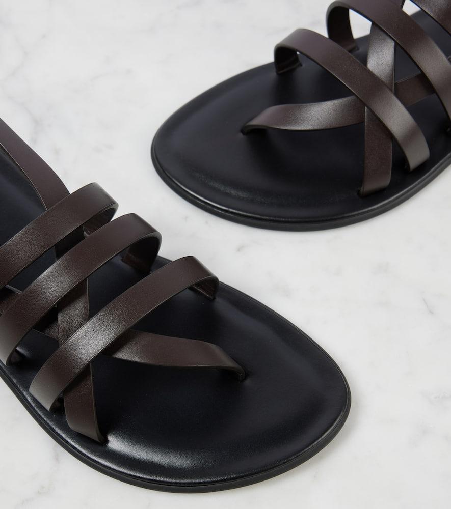 THE ROW Line Slingback Sandal In Black Product Image