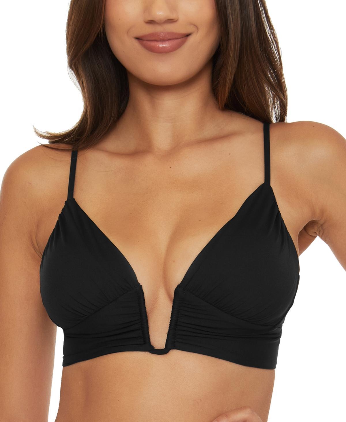 Becca Colorcode U-Wire Shirred Bikini Top Product Image