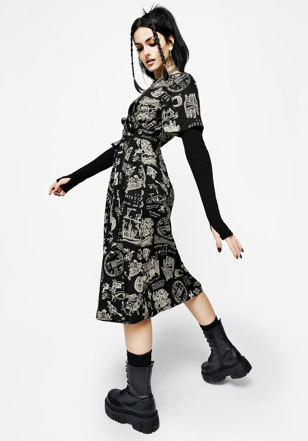 Heresy Wrap Midi Dress Product Image