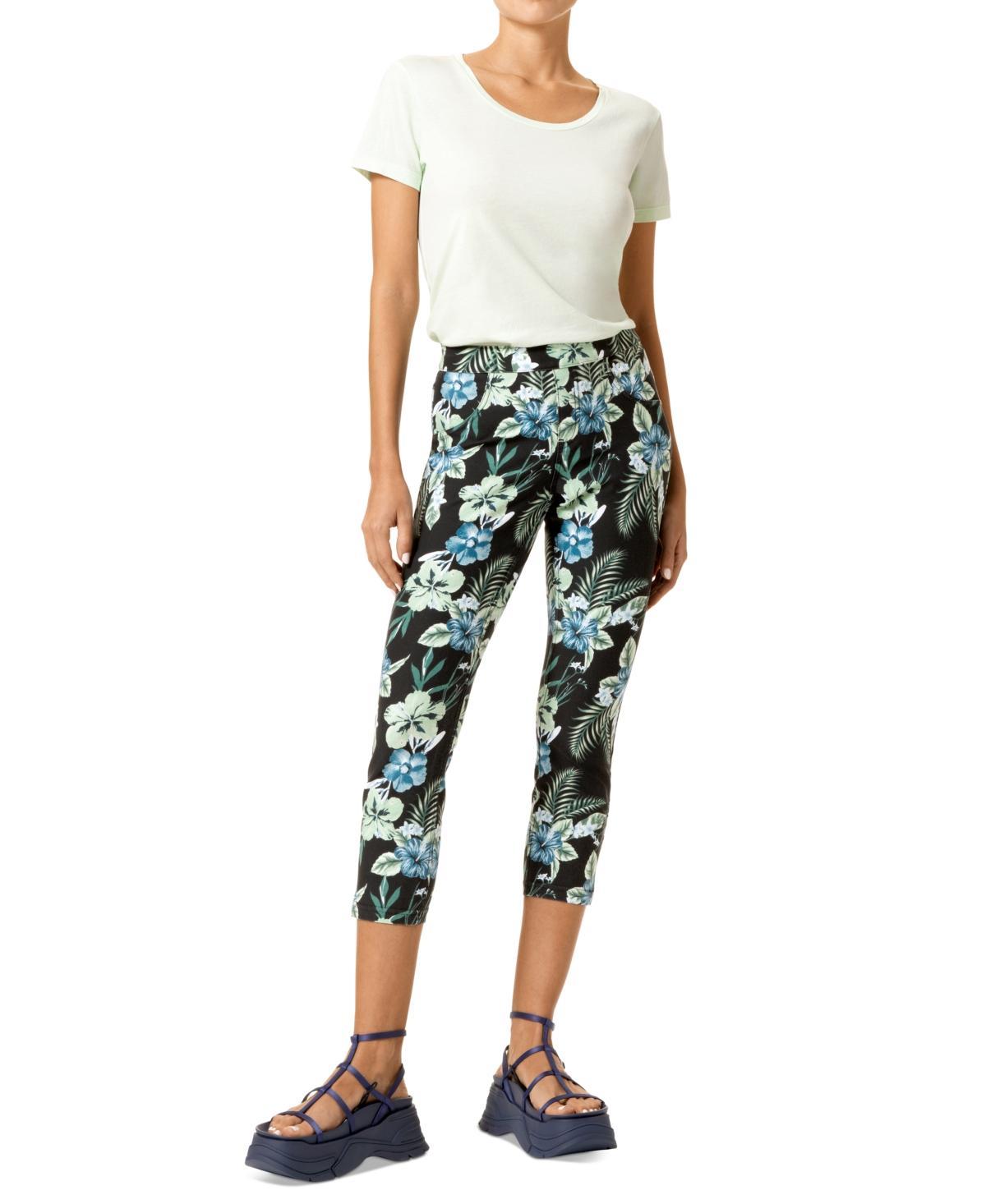 Women's Tropical Essential Denim Capri Leggings Product Image