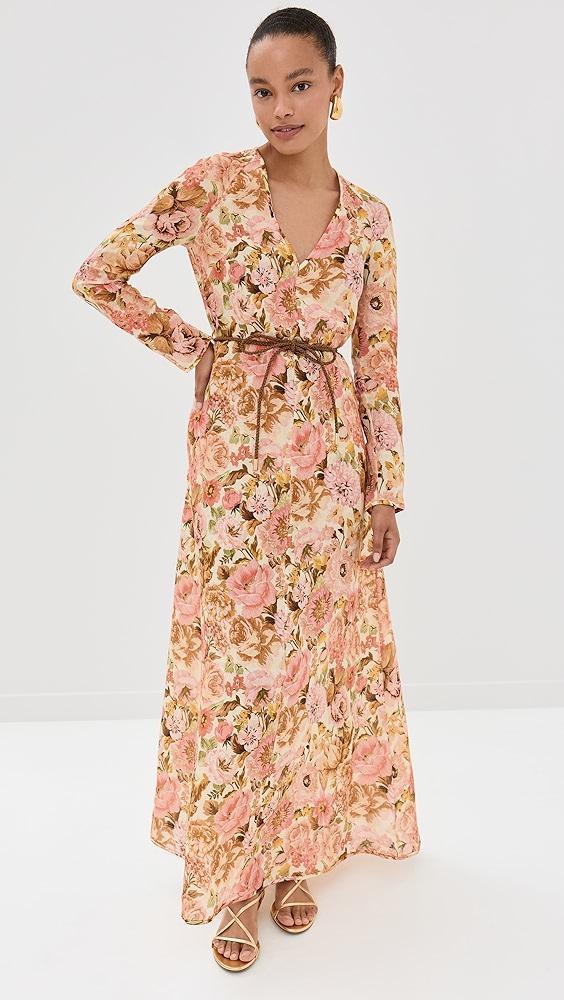 Zimmermann Golden Plunge Maxi Dress | Shopbop Product Image