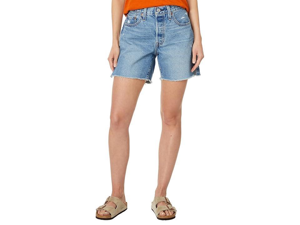 Levi's(r) Womens 501 Mid Thigh Short (Sure Time Flies) Women's Shorts Product Image