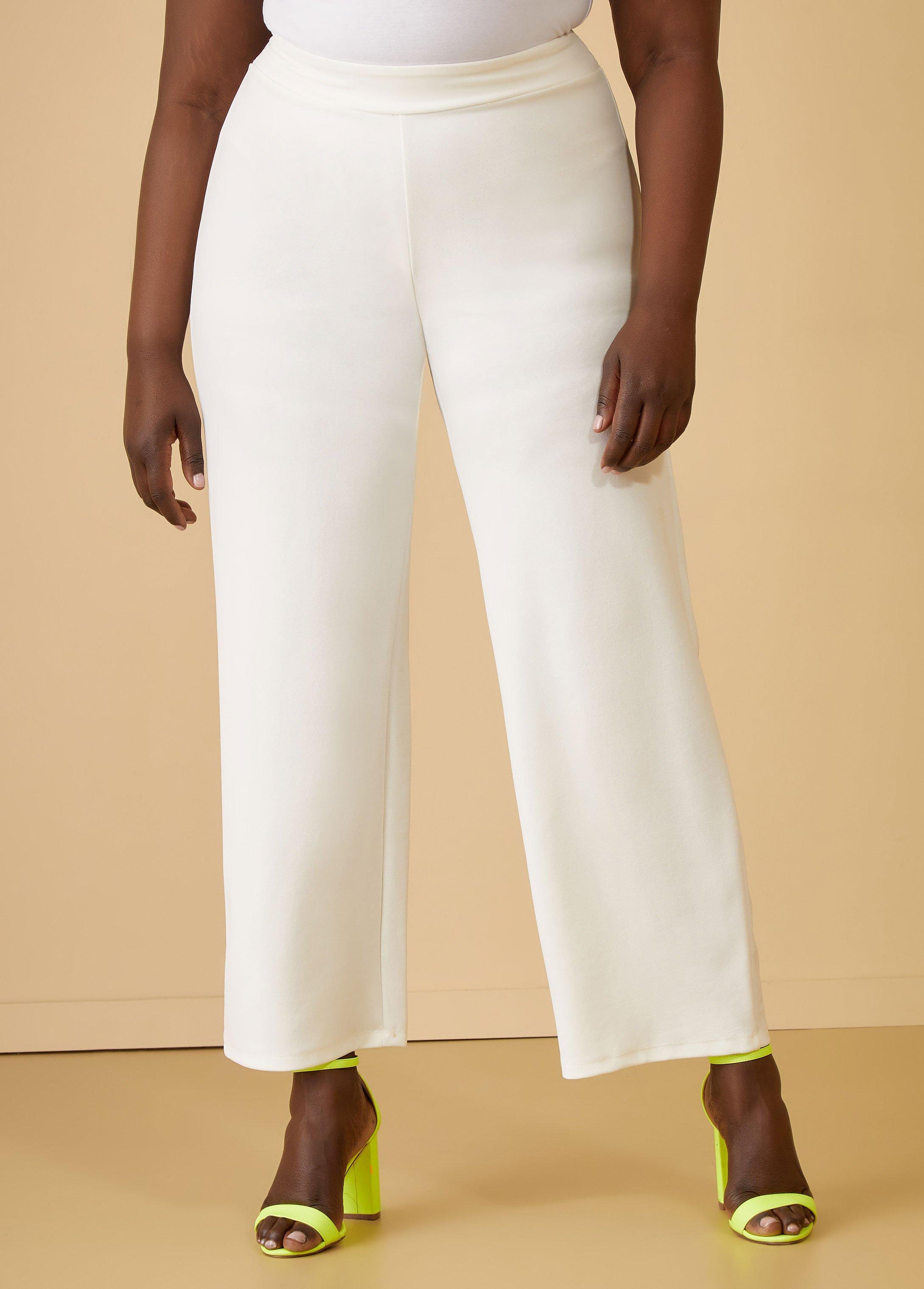 Crepe Straight Leg Trousers Product Image