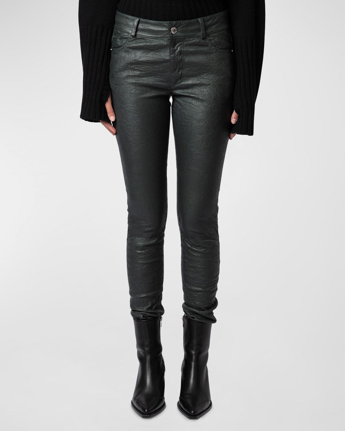 Zadig & Voltaire Textured Leather Pants Product Image