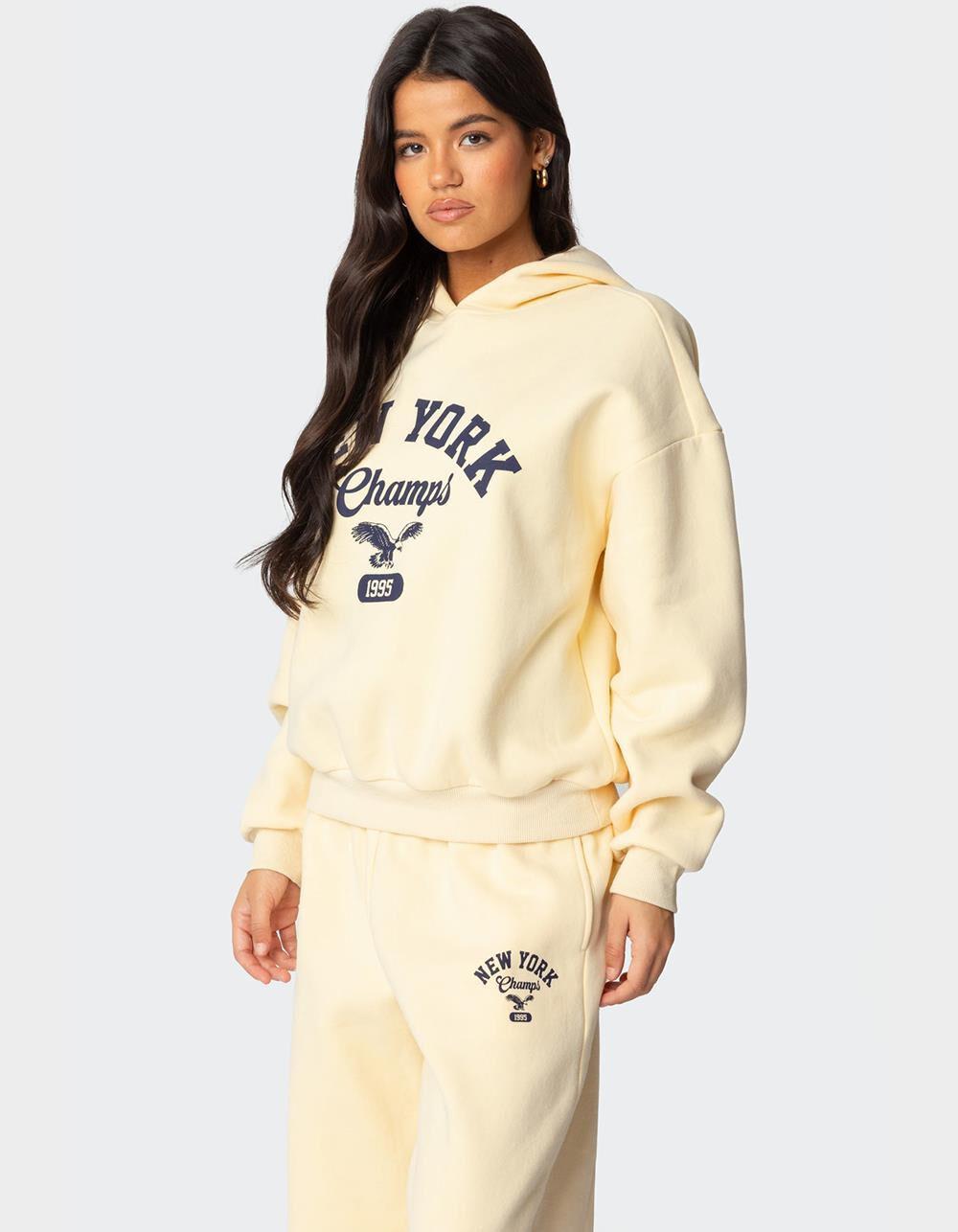 EDIKTED New York Champs Hoodie Product Image