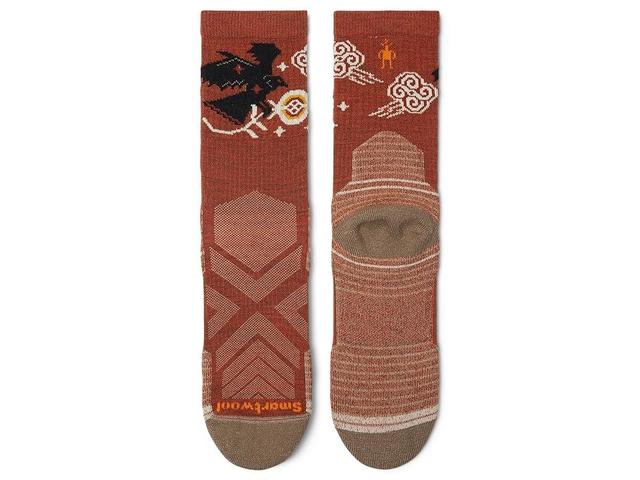 Smartwool Hike Light Cushion Guardian Of The Skies Crew (Picante) Women's No Show Socks Shoes Product Image