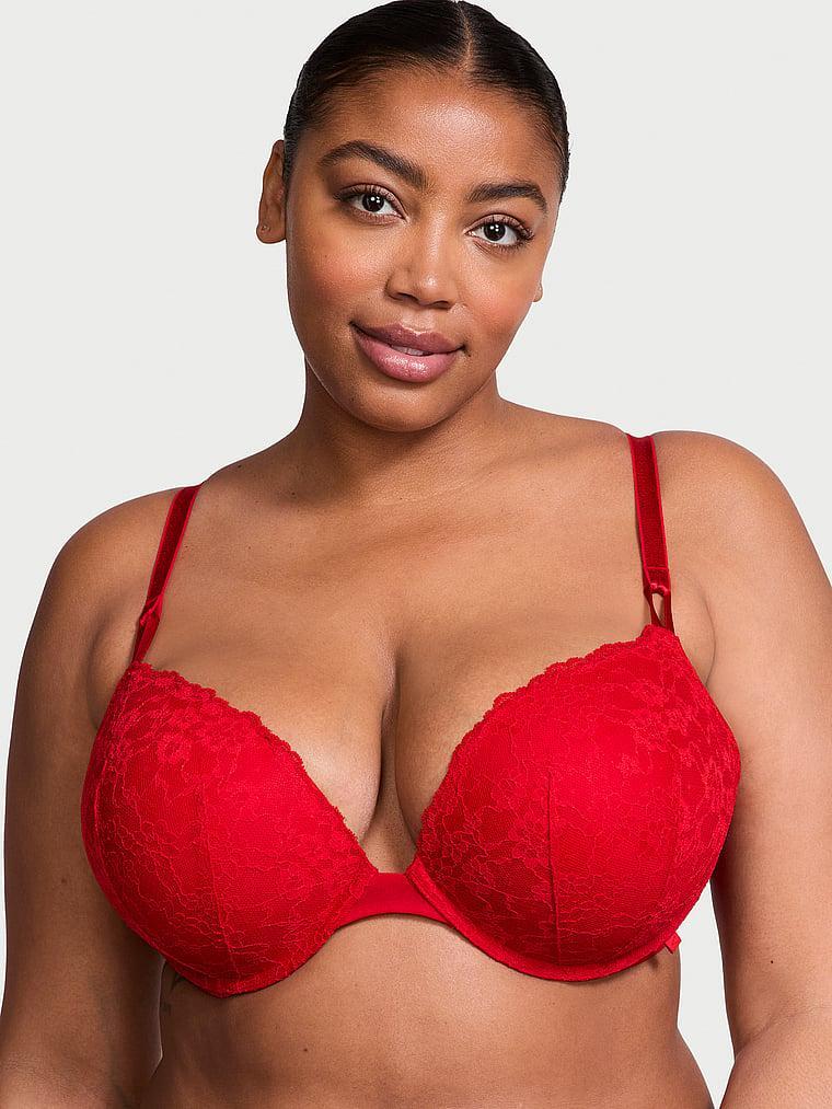 Sexy Tee Posey Lace Push-Up Bra Product Image