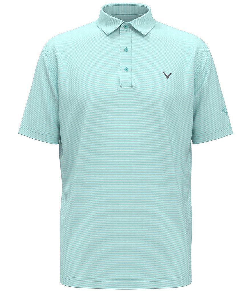 Callaway Big & Tall Pro Spin Fineline Print Short Sleeve Polo Shirt Product Image