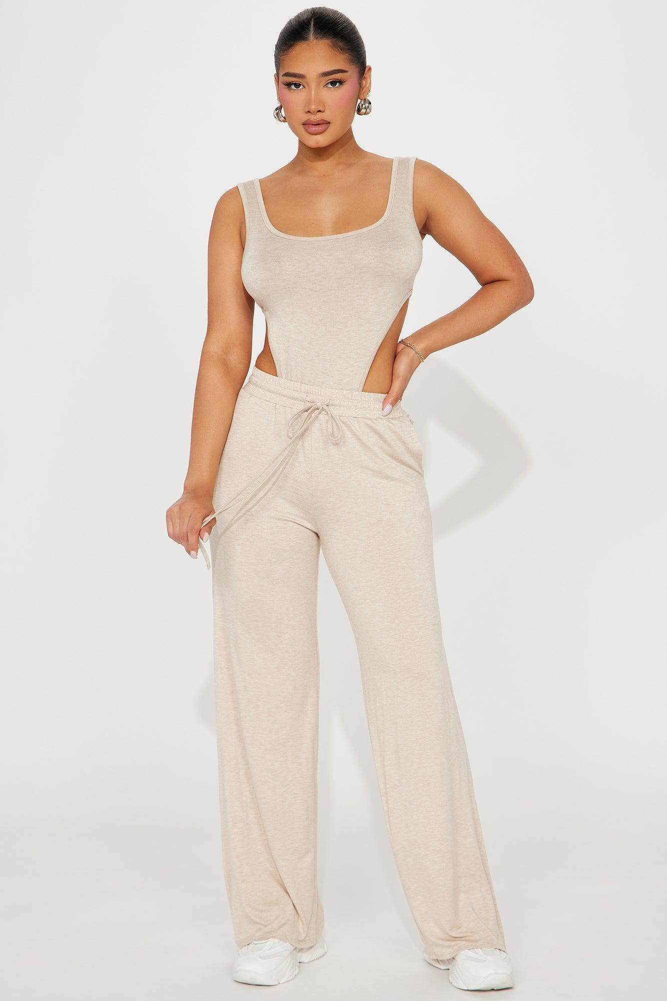 Already Gone Jumpsuit - Taupe Product Image